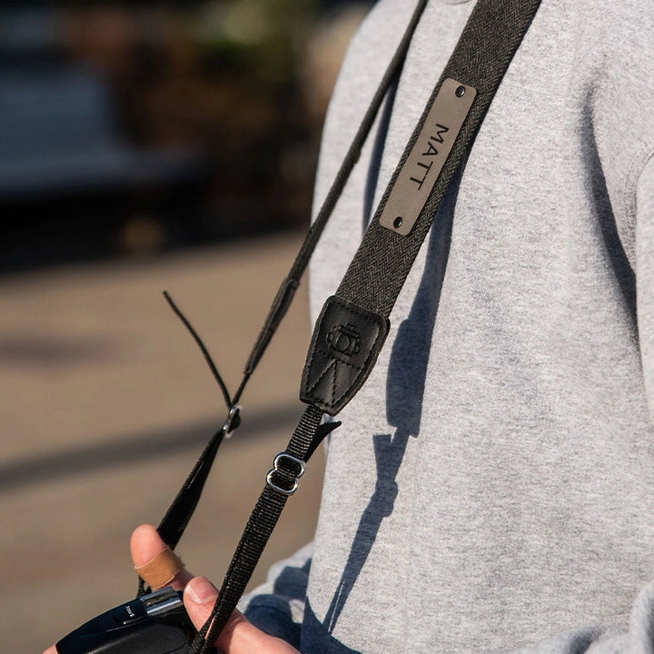 Personalized Camera Strap – Vegan Leather Neck Strap for DSLR & Mirrorless Cameras, Custom Photographer Gift, Travel & Valentine’s Day Gift