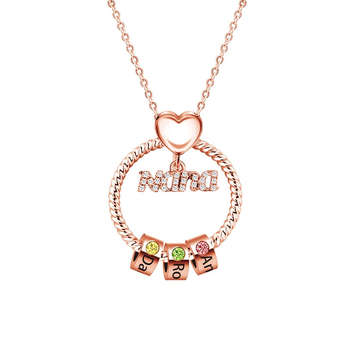 Colar com inicial em formato de bolha personalizada – Pingente com letra personalizada em prata de lei ou ouro 18K