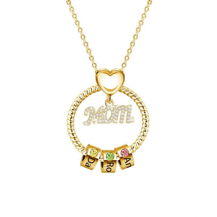 Colar com inicial em formato de bolha personalizada – Pingente com letra personalizada em prata de lei ou ouro 18K