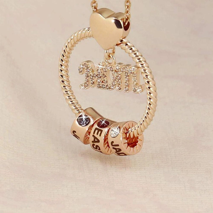 Colar com inicial em formato de bolha personalizada – Pingente com letra personalizada em prata de lei ou ouro 18K
