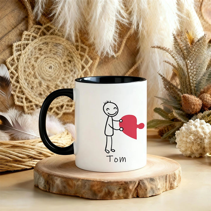 Personalized Couple Coffee Mugs – Custom Romantic Gift for Him or Her