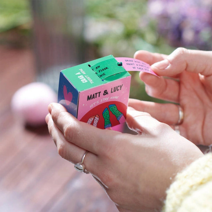 Personalized Couples Date Night Dispenser – 20 At-Home Romantic Date Ideas Gift