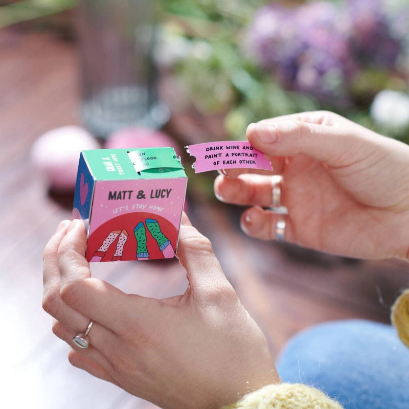 Personalized Couples Date Night Dispenser – 20 At-Home Romantic Date Ideas Gift