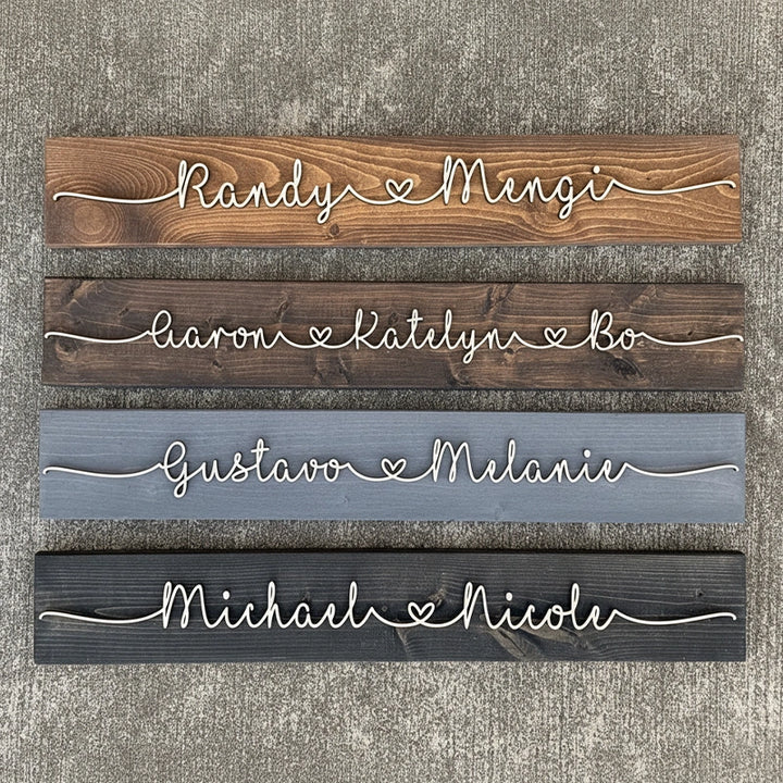 Personalized Couples Name Pallet Sign – Custom Wood Name Sign for Valentines, Anniversary, Wedding, Boyfriend & Girlfriend Gift
