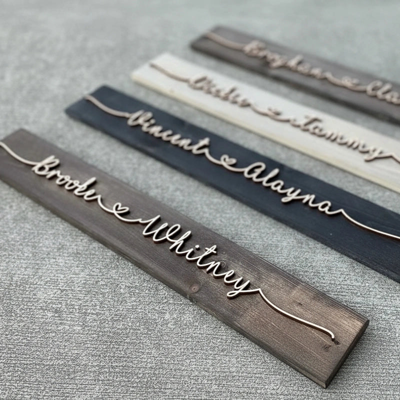 Personalized Couples Name Pallet Sign – Custom Wood Name Sign for Valentines, Anniversary, Wedding, Boyfriend & Girlfriend Gift