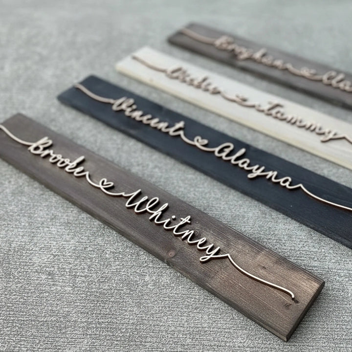 Personalized Couples Name Pallet Sign – Custom Wood Name Sign for Valentines, Anniversary, Wedding, Boyfriend & Girlfriend Gift