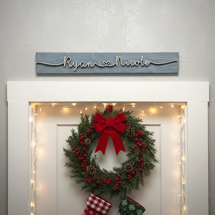 Personalized Couples Name Pallet Sign – Custom Wood Name Sign for Valentines, Anniversary, Wedding, Boyfriend & Girlfriend Gift