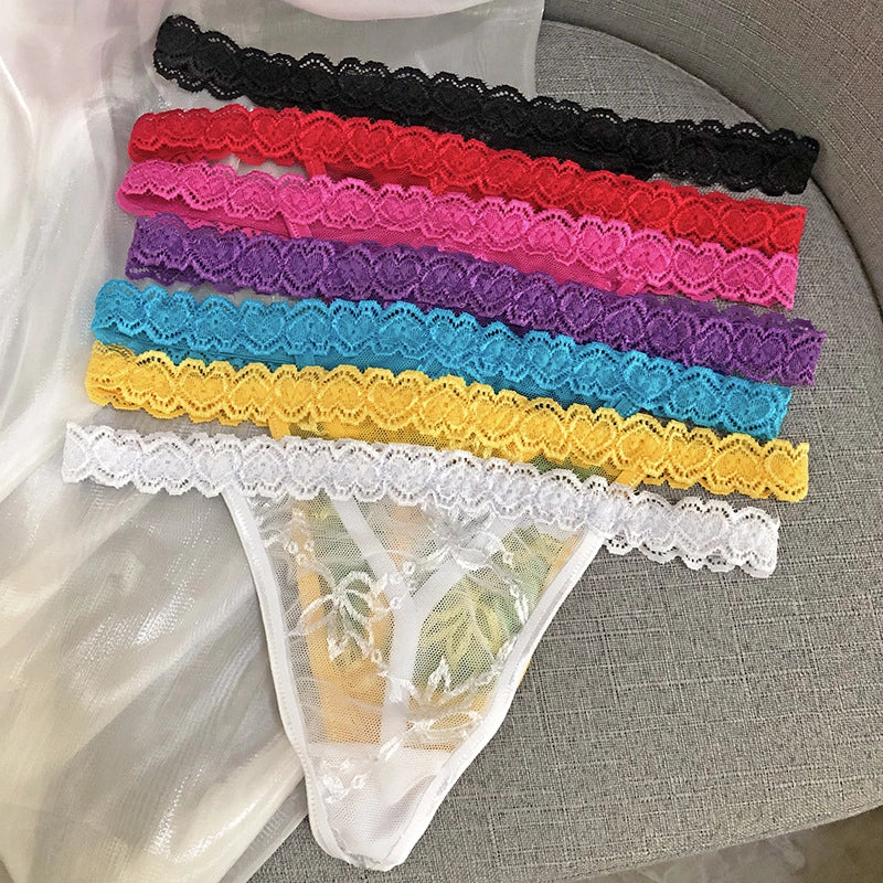 Personalized Diamond Letter Thong