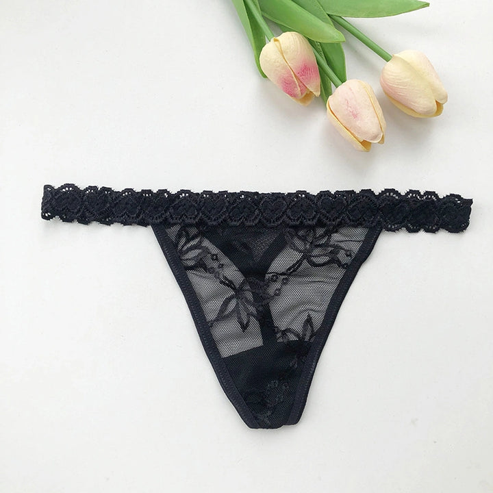 Personalized Diamond Letter Thong