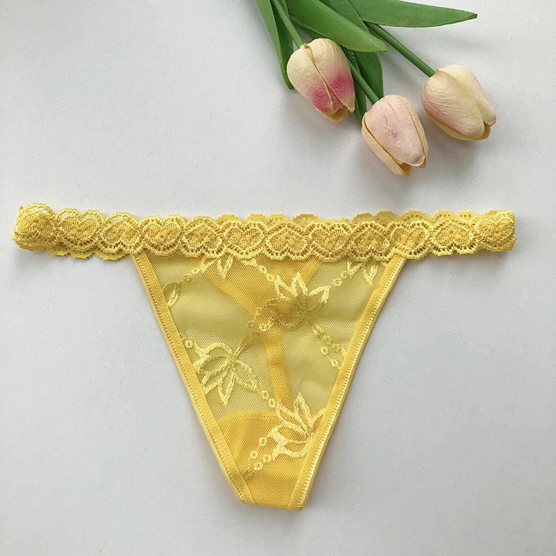 Personalized Diamond Letter Thong