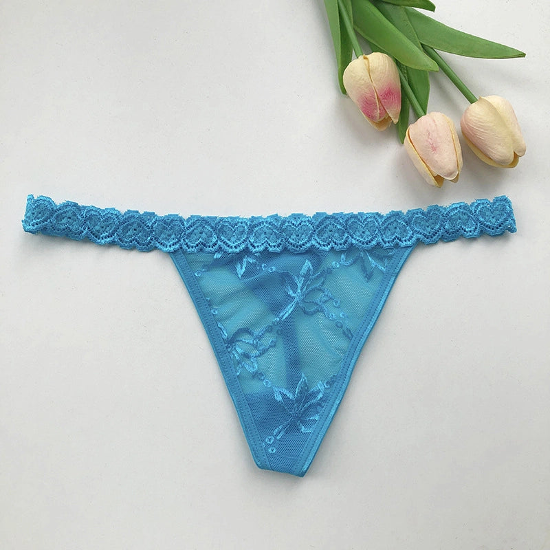 Personalized Diamond Letter Thong