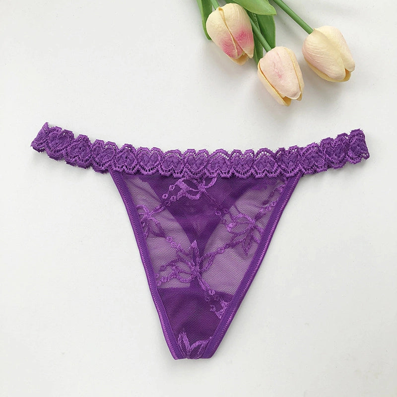 Personalized Diamond Letter Thong