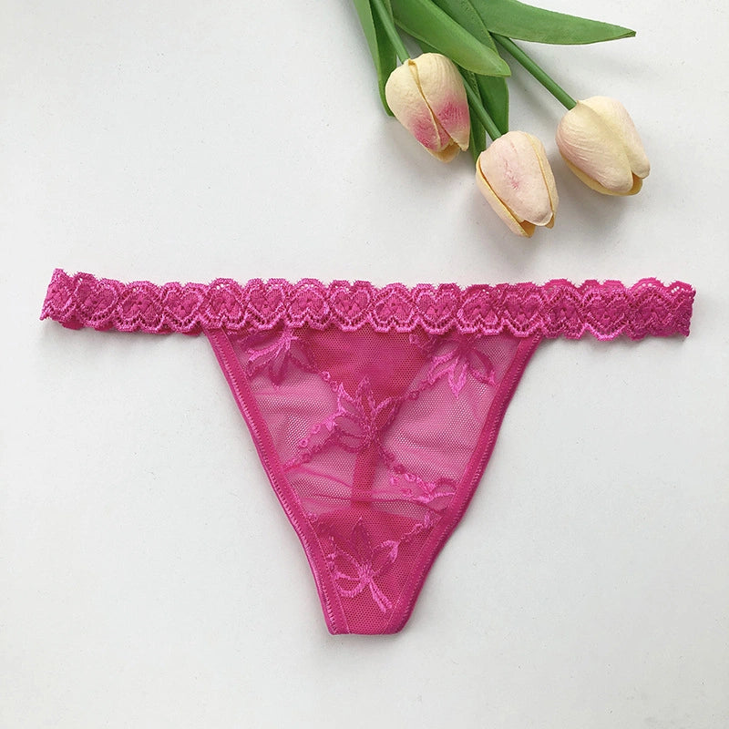 Personalized Diamond Letter Thong