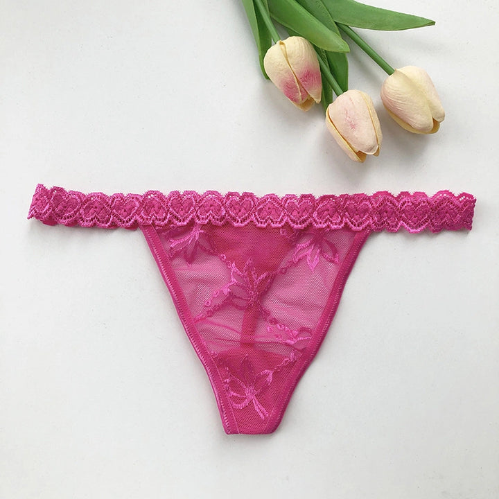 Personalized Diamond Letter Thong