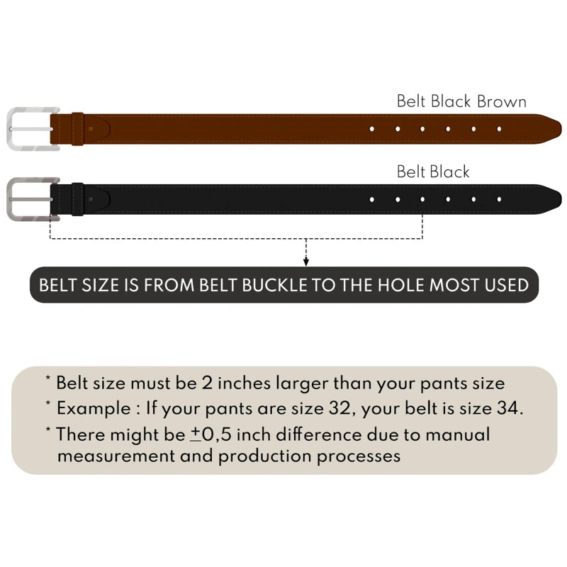 Personalized Engraved Leather Belt for Husband – “I Love You for Who You Are” Funny Custom Gift