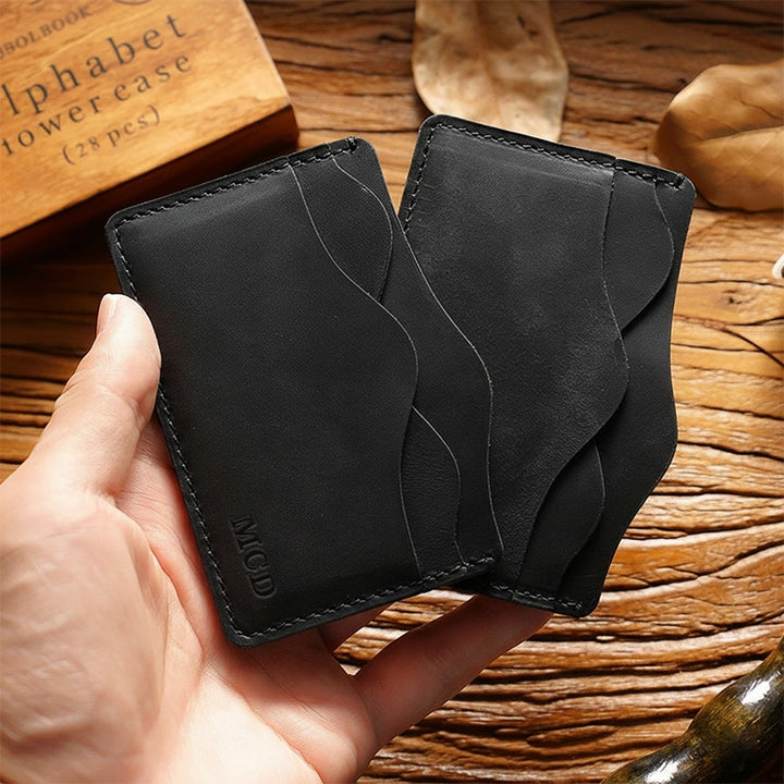 Personalized Full-Grain Leather Passport Wallet – Handmade Travel Passport Holder, Custom Engraved Passport Case