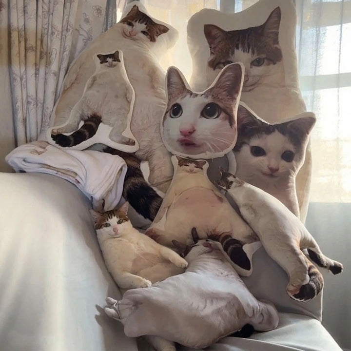 Personalized Funny Pet Photo Cushion Doll – Custom Ugly Cute Plush Pillow, Custom Pet Face Body Pillow Gift