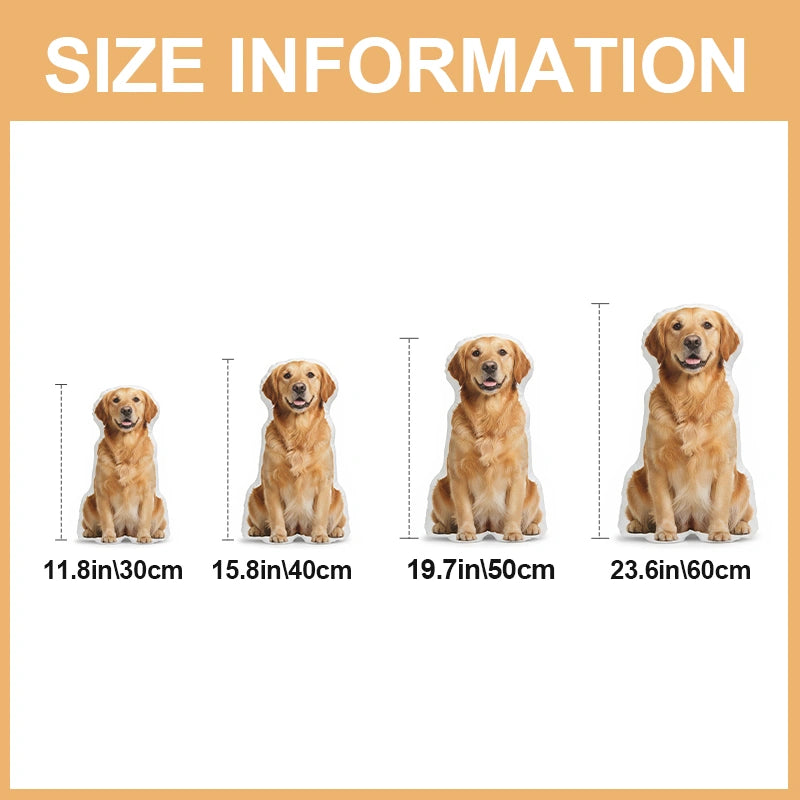 Personalized Funny Pet Photo Cushion Doll