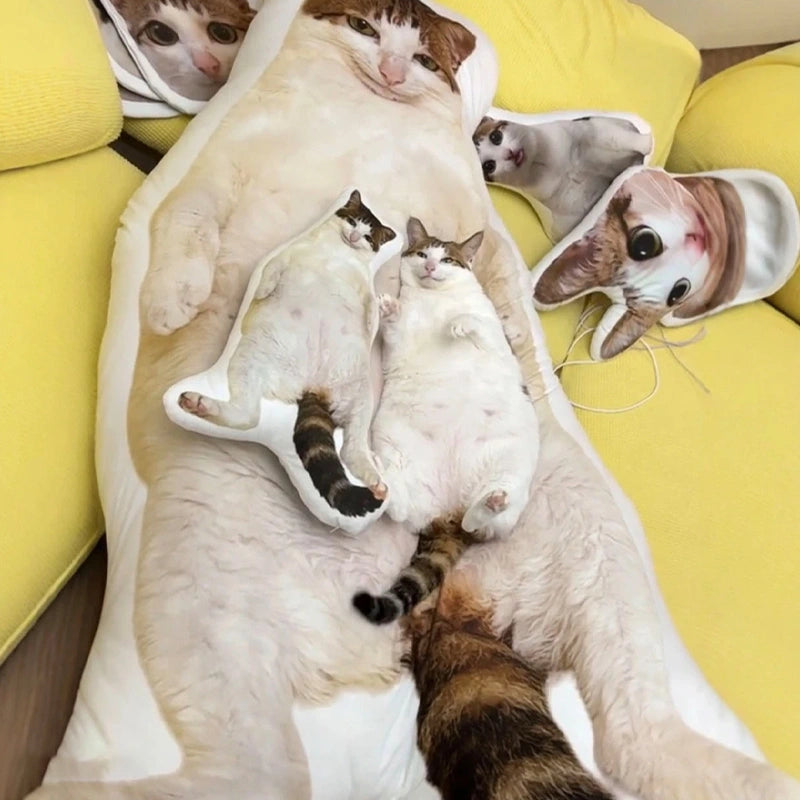 Personalized Funny Pet Photo Cushion Doll – Custom Ugly Cute Plush Pillow, Custom Pet Face Body Pillow Gift