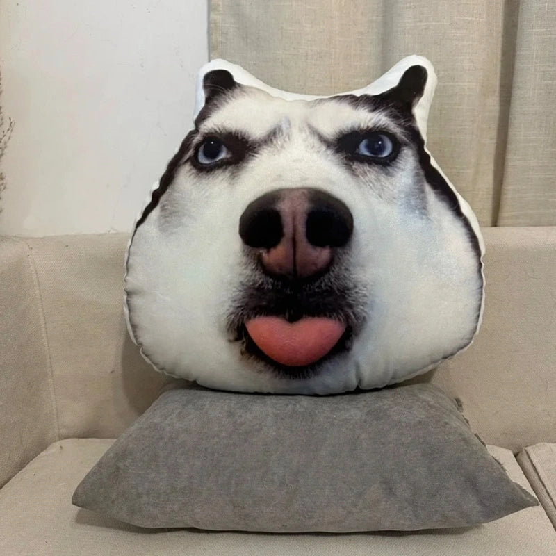 Personalized Funny Pet Photo Cushion Doll – Custom Ugly Cute Plush Pillow, Custom Pet Face Body Pillow Gift