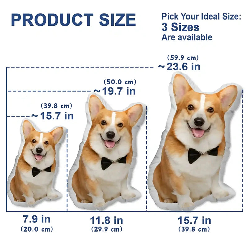 Personalized Funny Pet Photo Cushion Doll