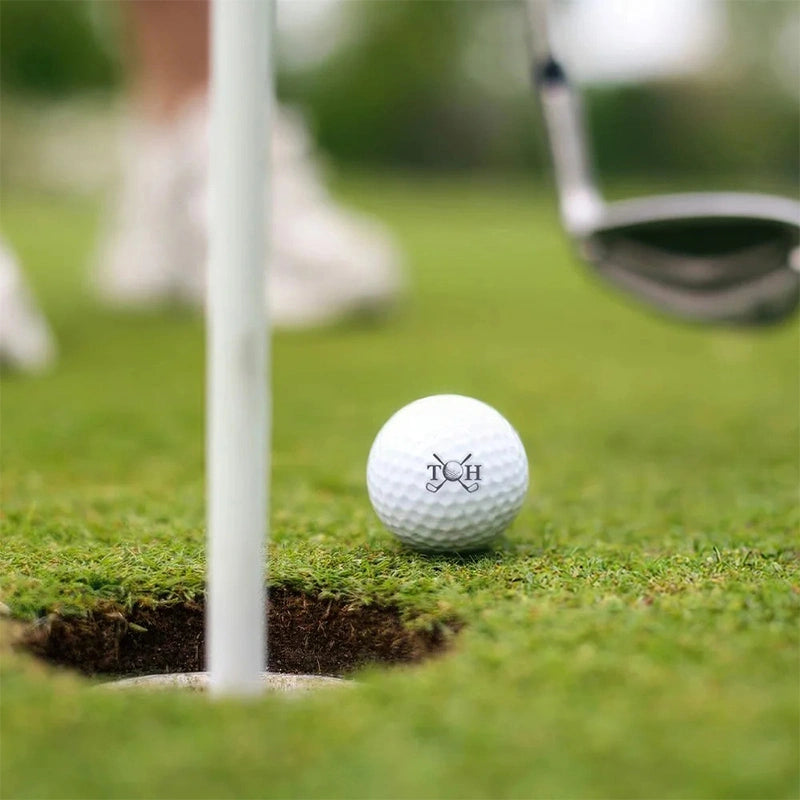 Personalized Golf Ball Stamp with Initials – Custom Monogram Marker for Golfers