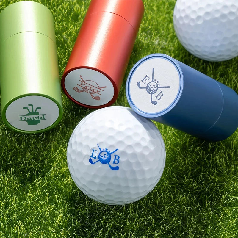 Personalized Golf Ball Stamp with Initials – Custom Monogram Marker for Golfers