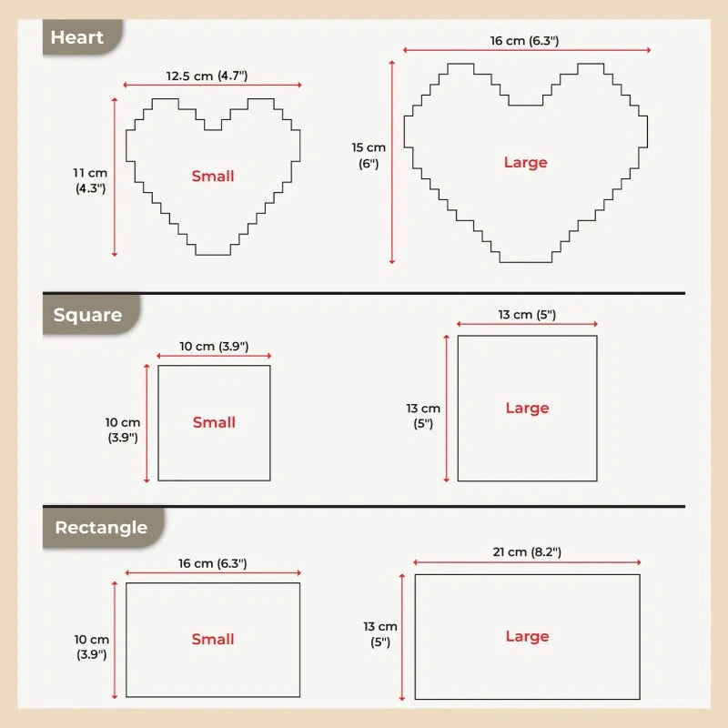 Custom Photo Building Blocks for Couples