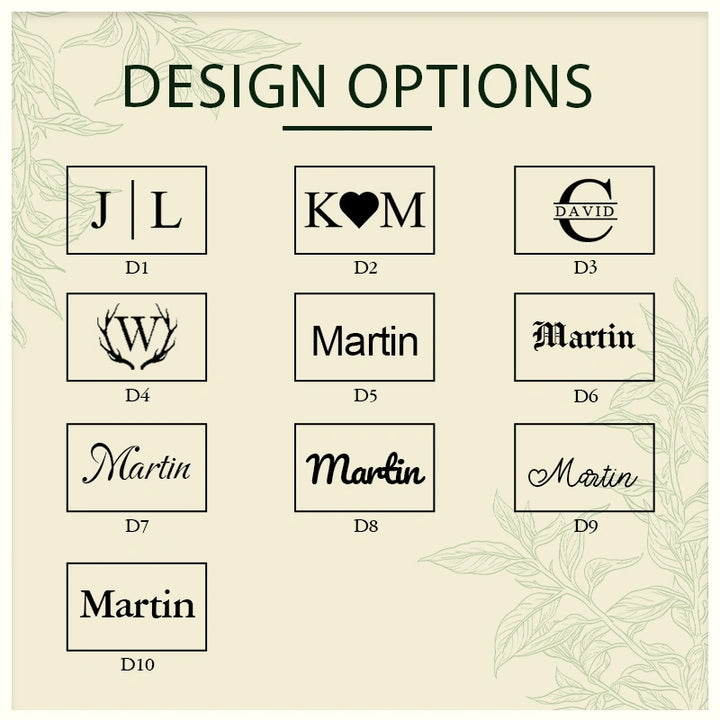 Personalized Leather AirTag Wallet – Full-Grain Distressed Bifold