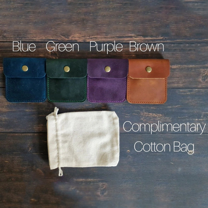 Personalized Leather Cufflinks – Custom Engraved Gift for Him