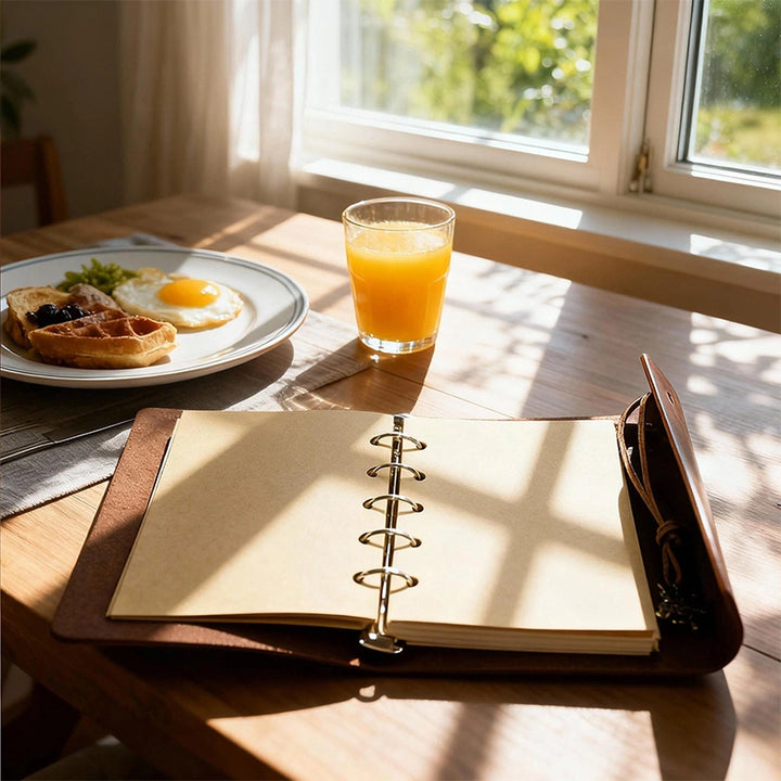 Personalized Leather Journal with Name – Custom Retro Notebook, Valentine’s Day & Anniversary Gift for Him or Her