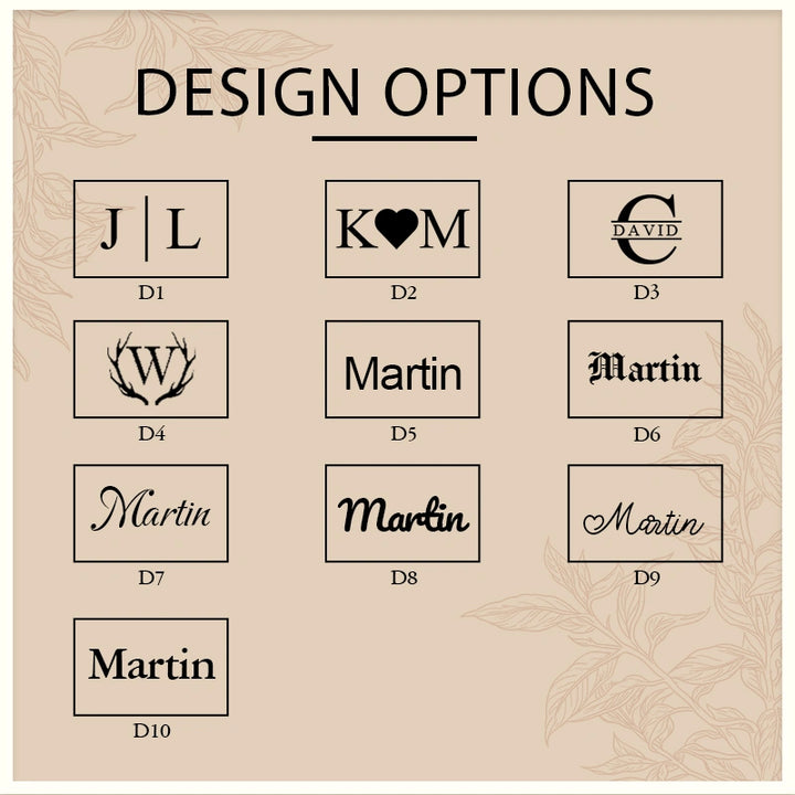 Personalized Leather Glasses Case – Handmade Custom Eyewear Protector, Minimalist Gift for Him or Her, Anniversary & Valentine’s Day Gift