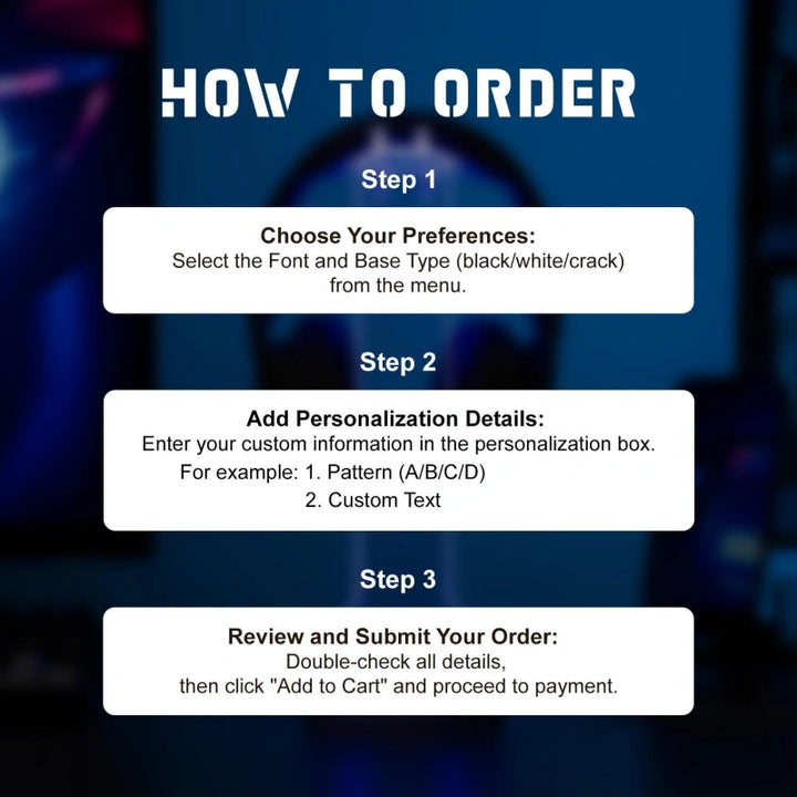 Personalized LED Headphone Stand – Custom RGB Gamer Desk Organizer & Headset Display