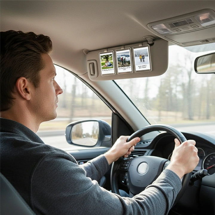 Personalized Long Distance Car Visor Clip