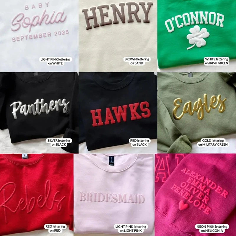 Personalized Mama Sweatshirt with Kids Names on Sleeve – Custom Mother’s Day Gift for Mom, Minimalist Mom Crewneck