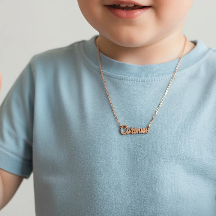 Colar com nome personalizado para meninas e meninos