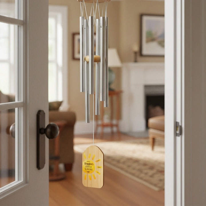 Personalized Nana Wind Chime – Grandma’s Rays of Sunshine Gift, Custom Grandkids Names Wind Chimes, Mother’s Day Gift for Grandma