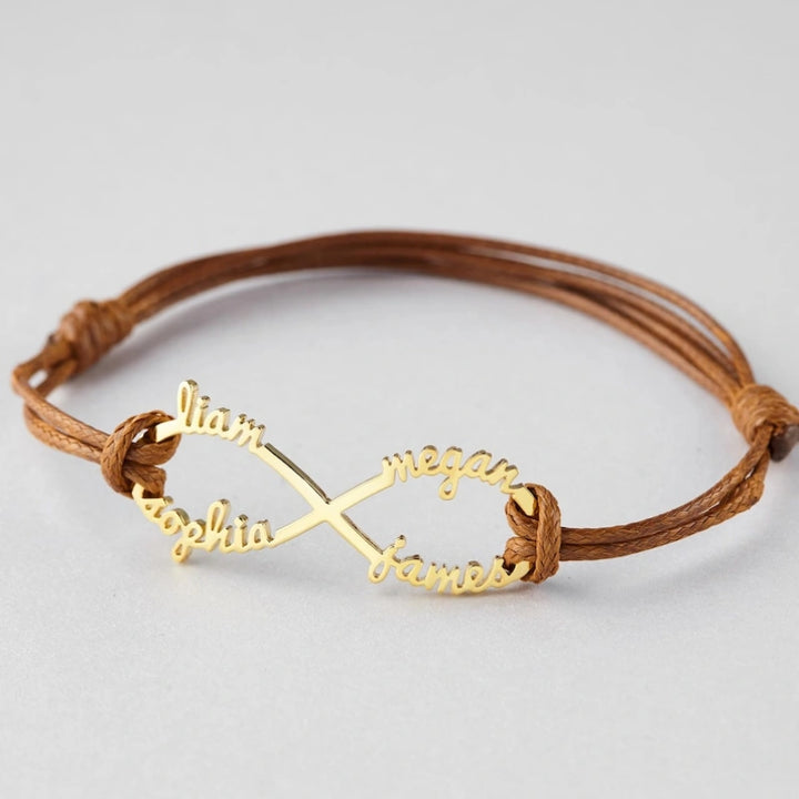 Personalized New Mom Name Bracelet – Custom Kids Name Jewelry | First Mother’s Day Gift