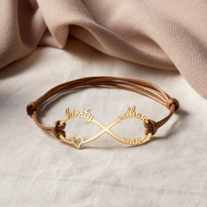 Personalized New Mom Name Bracelet – Custom Kids Name Jewelry | First Mother’s Day Gift