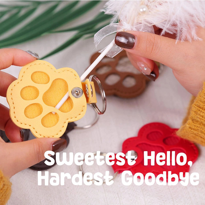 Personalized Pet Fur Memorial Keychain – Custom Pet Keepsake Keychain