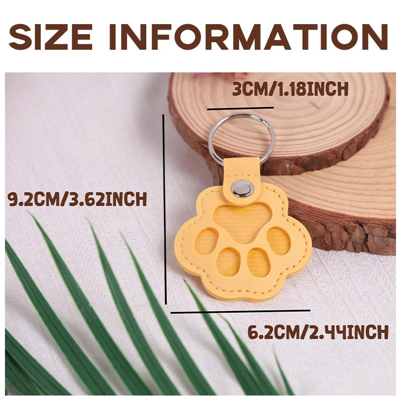 Personalized Pet Fur Memorial Keychain – Custom Pet Keepsake Keychain