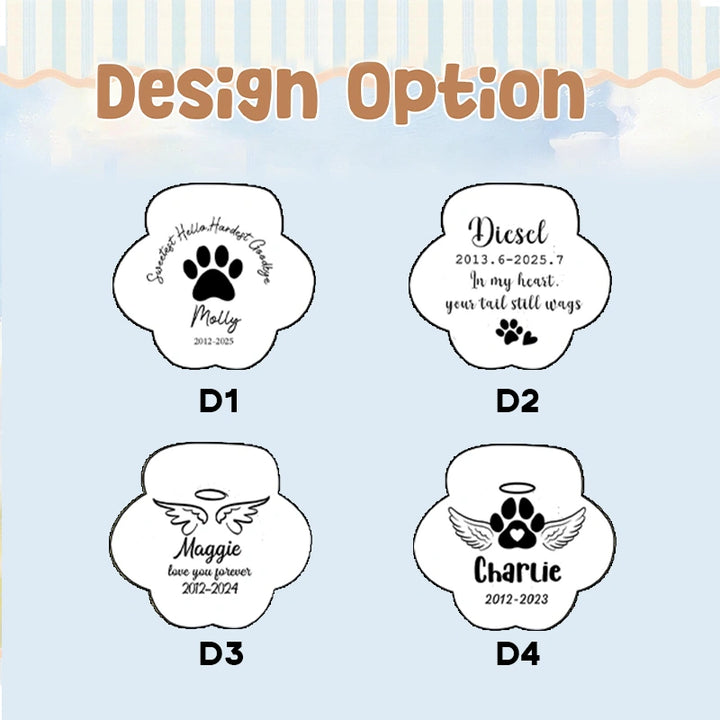 Personalized Pet Fur Memorial Keychain – Custom Pet Keepsake Keychain