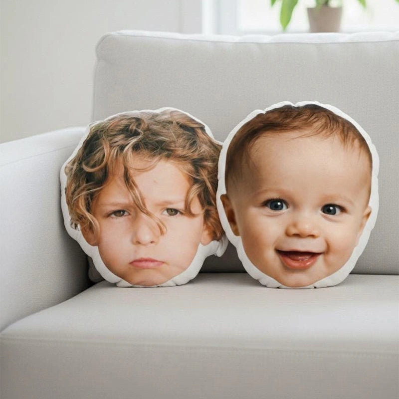 Personalized Photo Body Pillow Doll – Custom Face Cushion, DIY Humanoid Plush Gift for Couples, Boyfriend, Girlfriend, Parents