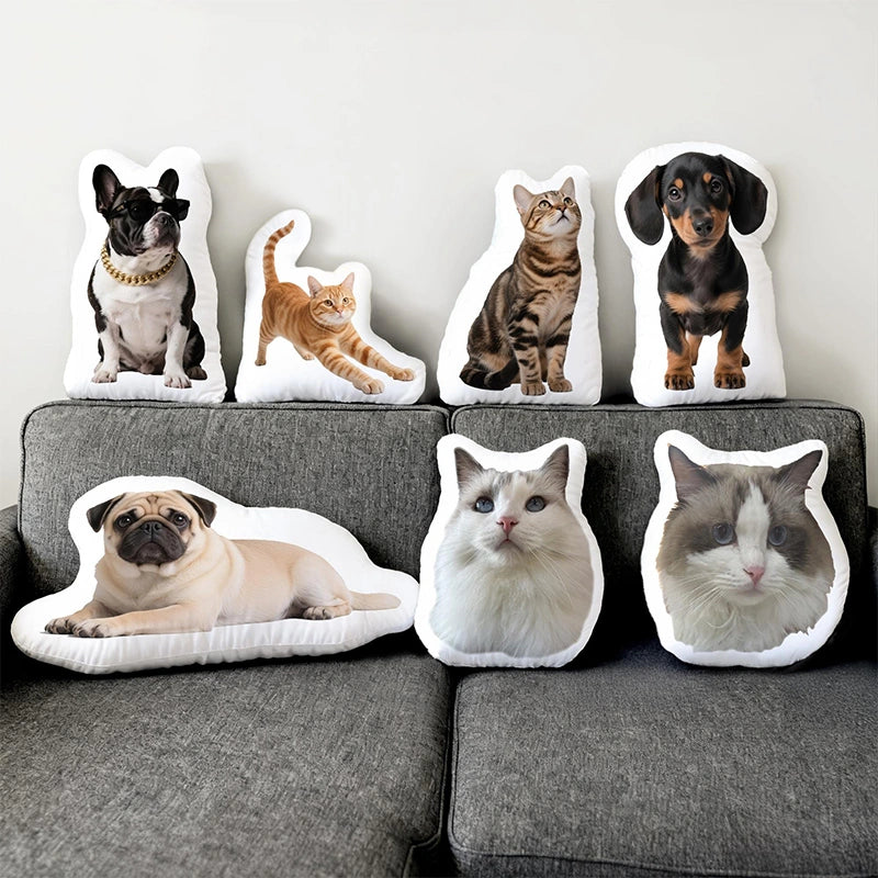 Personalized Photo Body Pillow Doll – Custom Face Cushion, DIY Humanoid Plush Gift for Couples, Boyfriend, Girlfriend, Parents