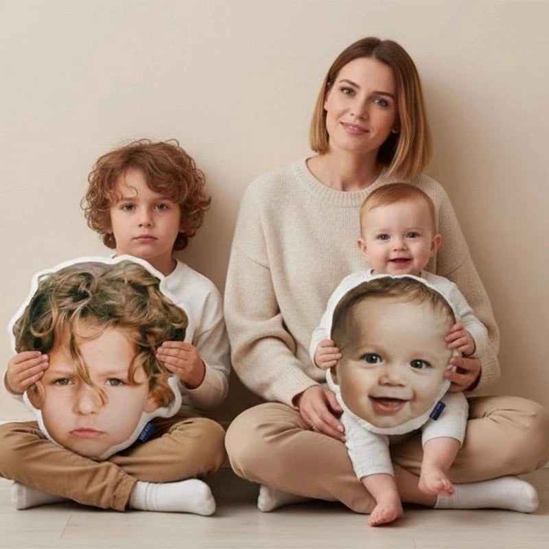 Personalized Photo Body Pillow Doll – Custom Face Cushion, DIY Humanoid Plush Gift for Couples, Boyfriend, Girlfriend, Parents