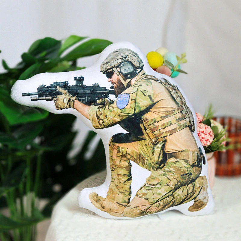 Personalized Photo Body Pillow Doll – Custom Face Cushion, DIY Humanoid Plush Gift for Couples, Boyfriend, Girlfriend, Parents