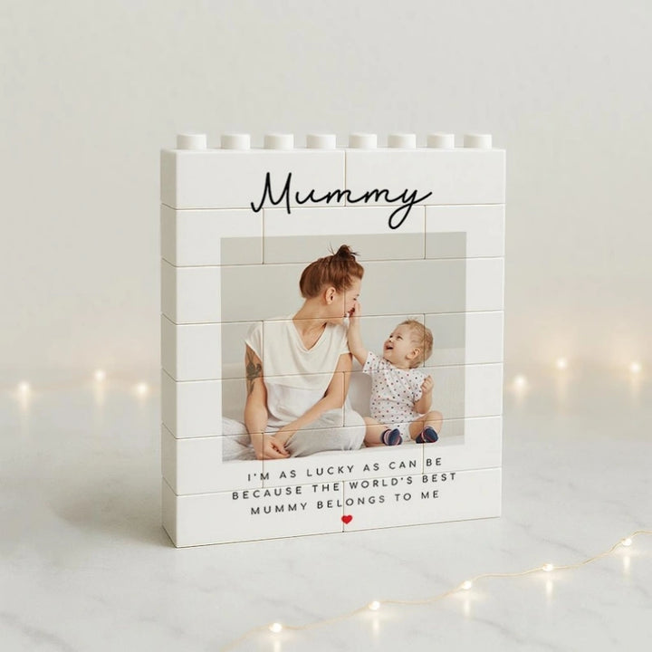 Personalized Photo Building Block for Mom – Custom Mother’s Day Picture Gift