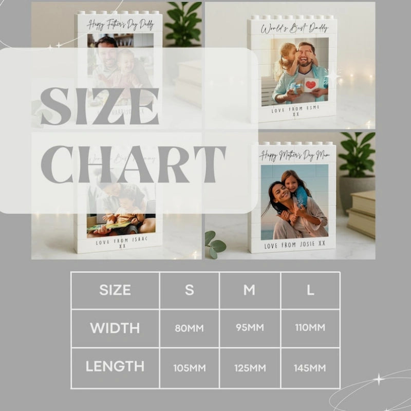 Personalized Photo Building Block for Mom – Custom Mother’s Day Picture Gift