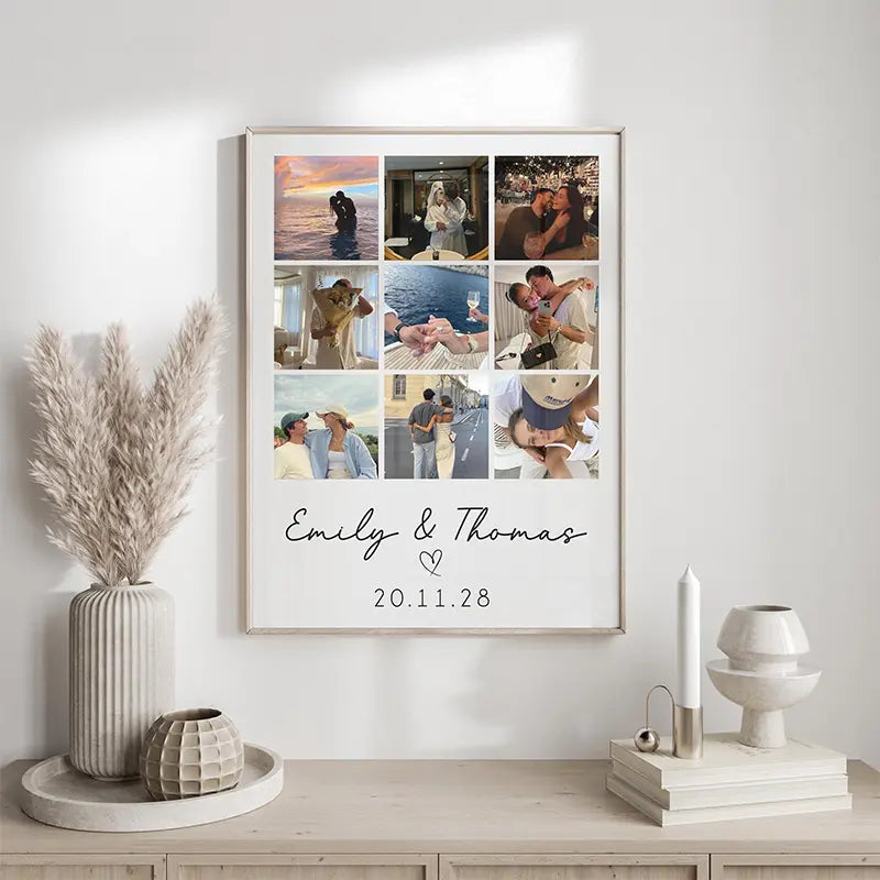 Personalized Photo Collage Print