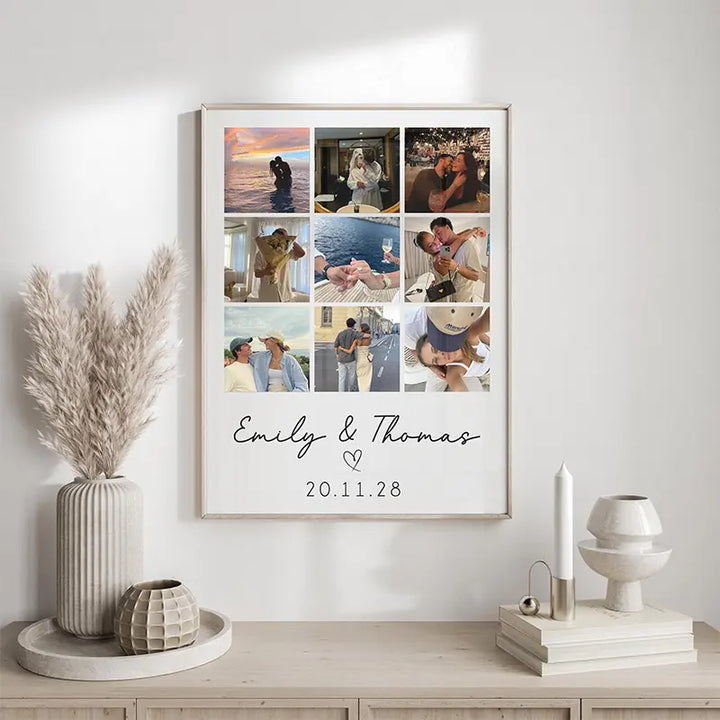 Personalized Photo Collage Print